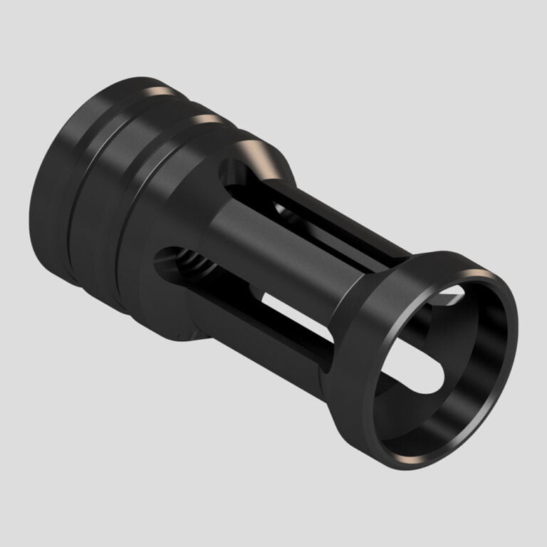 Birdcage flash hider - 1/2 UNF or 1/2 UNEF - CNC manufacturing ...